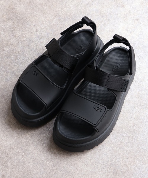 UGG/アグ】W GOLDENGLOW/ゴールデングロウ ストラップ 厚底サンダル