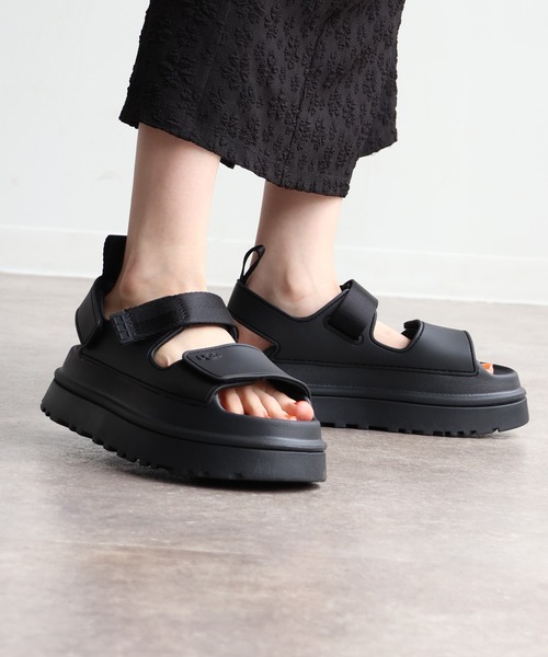 UGG/アグ】W GOLDENGLOW/ゴールデングロウ ストラップ 厚底