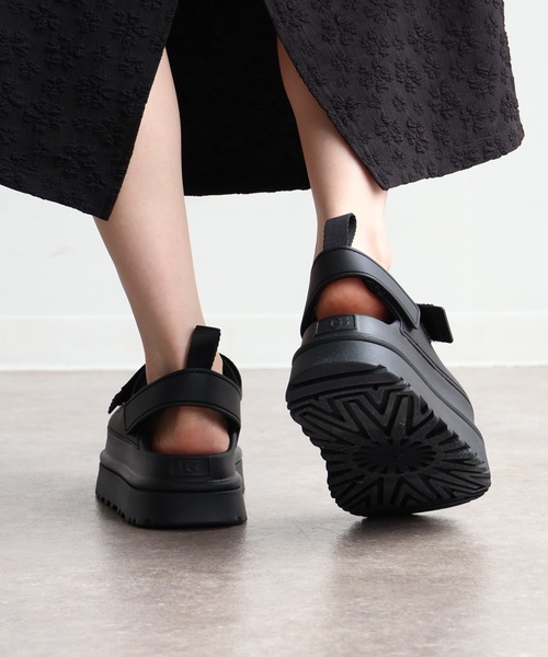 UGG/アグ】W GOLDENGLOW/ゴールデングロウ ストラップ 厚底