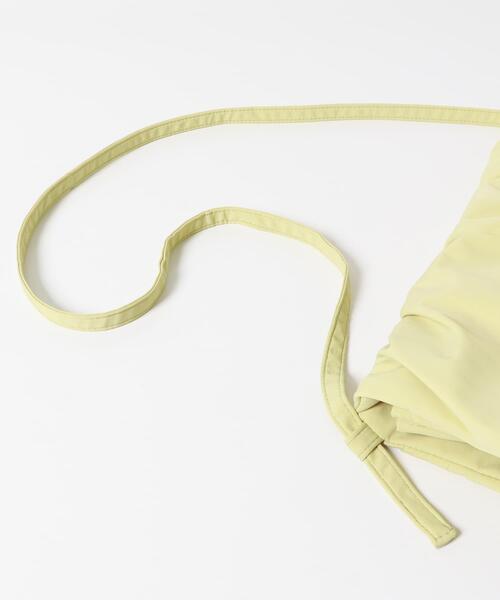 KBF（ケイビーエフ）の「ナイロンギャザーフラップBAG（ショルダーバッグ・レディース・ブラック/アイボリー/グリーン系その他・ONE）」の19枚目の写真