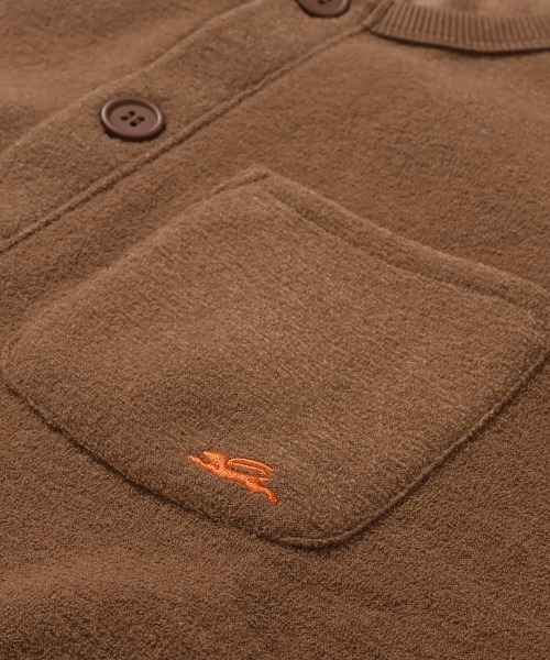 KRIFF MAYER Lady's Collection（クリフメイヤーレディースコレクション）の「【軽い･暖かい･柔らかい】ブークレカーデ（カーディガン/ボレロ・レディース・ブラック/カーキ/ブラウン/サンドベージュ/カラフル・LARGE/MEDIUM）」の16枚目の写真