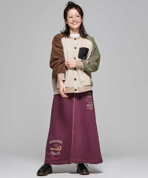 KRIFF MAYER Lady's Collection（クリフメイヤーレディースコレクション）の「【軽い･暖かい･柔らかい】ブークレカーデ（カーディガン/ボレロ・レディース・ブラック/カーキ/ブラウン/サンドベージュ/カラフル・LARGE/MEDIUM）」の6枚目の写真