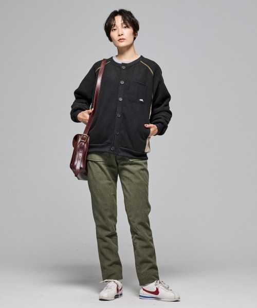 KRIFF MAYER Lady's Collection（クリフメイヤーレディースコレクション）の「【軽い･暖かい･柔らかい】ブークレカーデ（カーディガン/ボレロ・レディース・ブラック/カーキ/ブラウン/サンドベージュ/カラフル・LARGE/MEDIUM）」の11枚目の写真