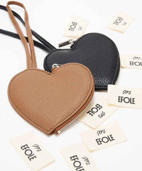 mayu×EFOLE】Shrink bag with heart pouch/ハートポーチ付き