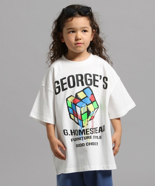 GEORGE'S（ジョージズ）の「【KIDS】CUBEグラフィックTシャツ（Tシャツ/カットソー・キッズ・ブラック/オフホワイト・110cm/130cm/150cm）」の16枚目の写真