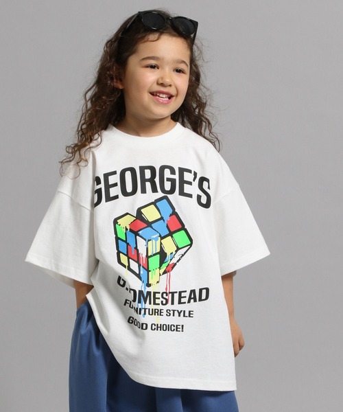 GEORGE'S（ジョージズ）の「【KIDS】CUBEグラフィックTシャツ（Tシャツ/カットソー・キッズ・ブラック/オフホワイト・110cm/130cm/150cm）」の18枚目の写真