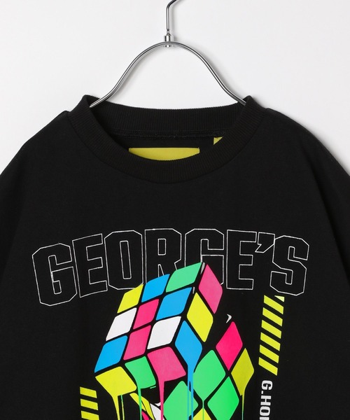 GEORGE'S（ジョージズ）の「【KIDS】CUBEグラフィックTシャツ（Tシャツ/カットソー・キッズ・ブラック/オフホワイト・110cm/130cm/150cm）」の4枚目の写真