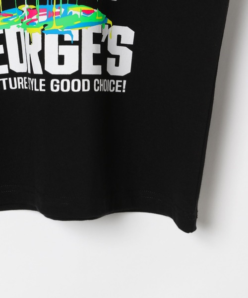 GEORGE'S（ジョージズ）の「【KIDS】CUBEグラフィックTシャツ（Tシャツ/カットソー・キッズ・ブラック/オフホワイト・110cm/130cm/150cm）」の6枚目の写真