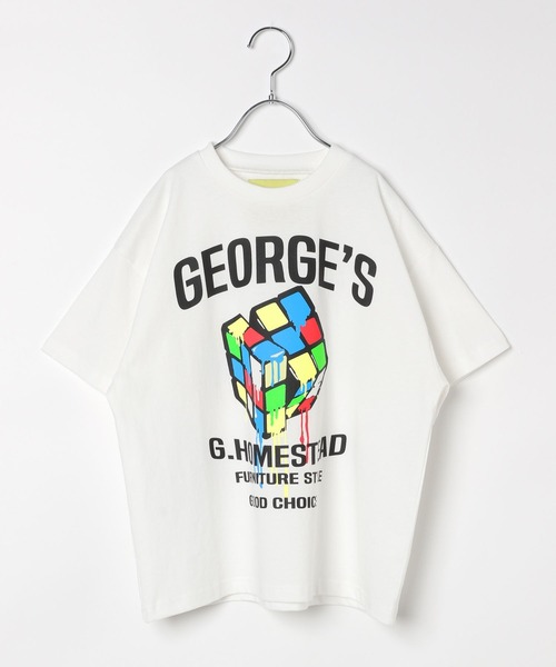 GEORGE'S（ジョージズ）の「【KIDS】CUBEグラフィックTシャツ（Tシャツ/カットソー・キッズ・ブラック/オフホワイト・110cm/130cm/150cm）」の9枚目の写真