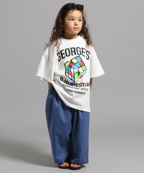 GEORGE'S（ジョージズ）の「【KIDS】CUBEグラフィックTシャツ（Tシャツ/カットソー・キッズ・ブラック/オフホワイト・110cm/130cm/150cm）」の13枚目の写真