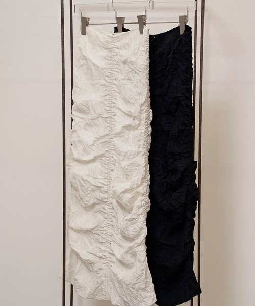 TODAYFUL Chambray Gather Skirt ブラック 36 TODAYFUL(トゥデイフル) / Life's online store（ライフズ
