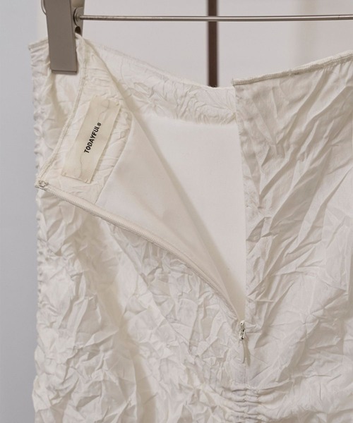 TODAYFUL/トゥデイフル】Chambray Gather Skirt/シャンブレー