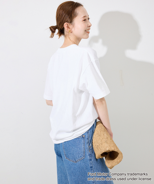 GOOD ROCK SPEED(グッドロックスピード)の「《追加2》GOOD ROCK SPEED/グッドロックスピード SLOBE別注 FORD TEE(Tシャツ/カットソー・レディース・ホワイト/ライトグレー・FREE)」の17枚目の写真