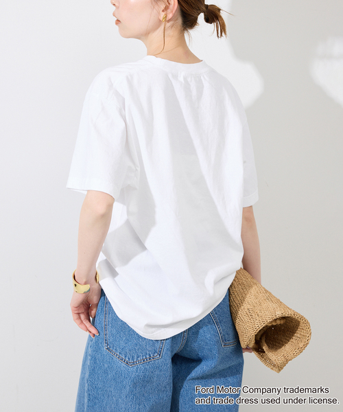 GOOD ROCK SPEED(グッドロックスピード)の「《追加2》GOOD ROCK SPEED/グッドロックスピード SLOBE別注 FORD TEE(Tシャツ/カットソー・レディース・ホワイト/ライトグレー・FREE)」の16枚目の写真