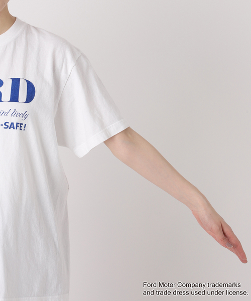 GOOD ROCK SPEED(グッドロックスピード)の「《追加2》GOOD ROCK SPEED/グッドロックスピード SLOBE別注 FORD TEE(Tシャツ/カットソー・レディース・ホワイト/ライトグレー・FREE)」の10枚目の写真