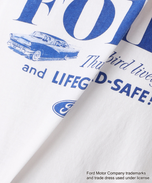 GOOD ROCK SPEED(グッドロックスピード)の「《追加2》GOOD ROCK SPEED/グッドロックスピード SLOBE別注 FORD TEE(Tシャツ/カットソー・レディース・ホワイト/ライトグレー・FREE)」の6枚目の写真