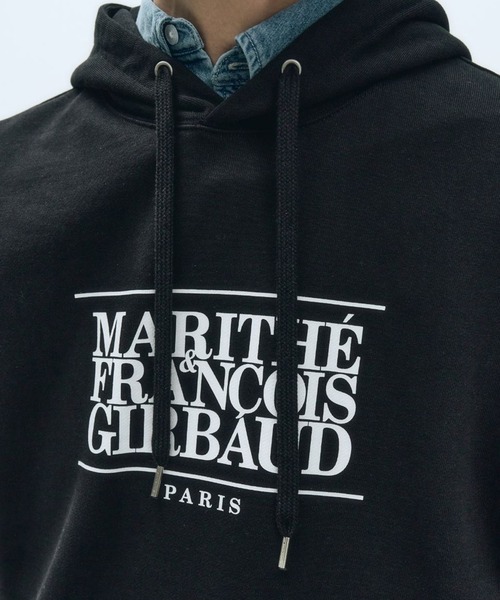 MARITHE + FRANCOIS GIRBAUD（マリテフランソワジルボー）の「CLASSIC LOGO HOODIE（パーカー・レディース・オートミール/ヘザーグレー/ネイビー/ブラック・X-LARGE/SMALL/MEDIUM/LARGE）」の7枚目の写真