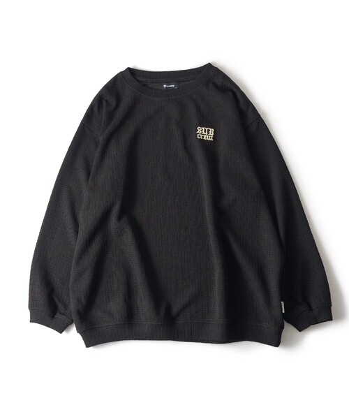 Subciety(サブサエティ)の「Knit-sew pullover(Tシャツ/カットソー・メンズ・オレンジ/ベージュ/ブラック・SMALL/MEDIUM/LARGE/X-LARGE)」の12枚目の写真