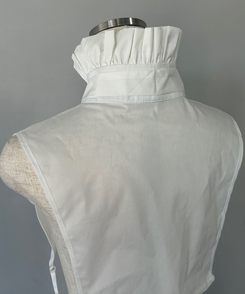 SANSeLF（サンセルフ）の「【SANSeLF】 ボウタイシャーリングネック フェイクトップス 付け襟 saa25s013（付け襟・レディース・ブラック/ホワイト・FREE）」の9枚目の写真