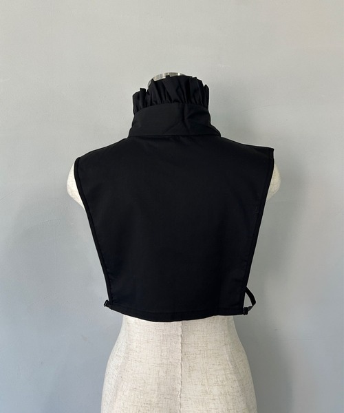 SANSeLF（サンセルフ）の「【SANSeLF】 ボウタイシャーリングネック フェイクトップス 付け襟 saa25s013（付け襟・レディース・ブラック/ホワイト・FREE）」の16枚目の写真