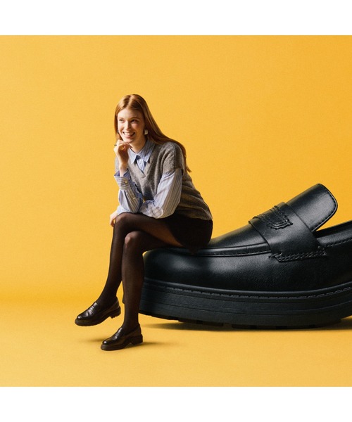 Clarks（クラークス）の「Orinoco3 Edge / オリノコ3エッジ（ブラックレザー）（ローファー・レディース・ブラック・UK3/UK3.5/UK4/UK4.5/UK5/UK5.5/UK6）」の10枚目の写真