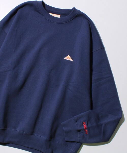 KELTY（ケルティ）の「【KELTY×GLOSTER】別注 クルーネックスウェット 裏起毛（スウェット・メンズ・ライトグレー/ブラック/ネイビー・M/L）」の3枚目の写真