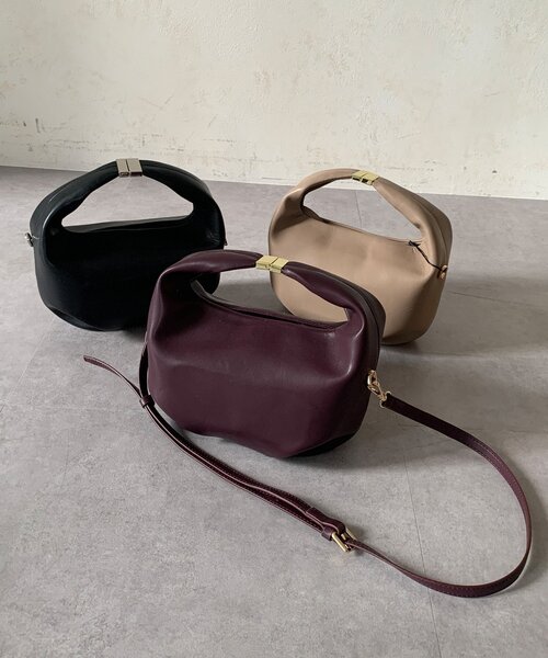 DouDou(ドゥドゥ)の「【WEB限定】メタルポイントショルダーバッグ(ショルダーバッグ・レディース・ベージュ/ボルドー/ブラック・FREE)」の21枚目の写真