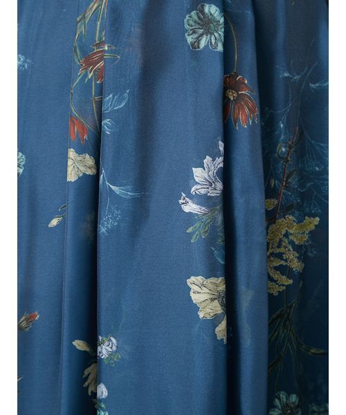 セール】ボタニカルプリントシアータックスカート（スカート