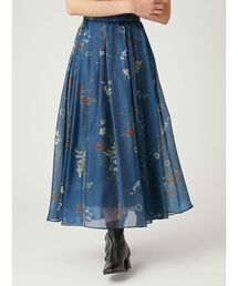 FRAY I.D（フレイアイディー）の「フロッキーフレアスカート（スカート