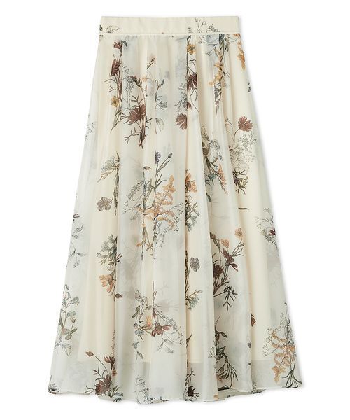セール】ボタニカルプリントシアータックスカート（スカート）｜FRAY