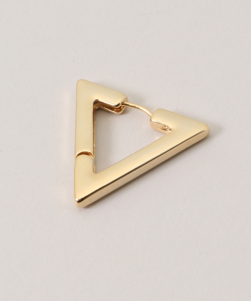 SLOBE IENA（スローブイエナ）の「Theia Jewelry/テイア ジュエリー トライアングルピアス 71043E0028（ピアス（両耳用）・レディース・ゴールド・FREE）」の3枚目の写真