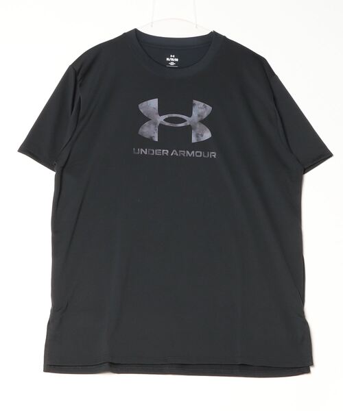 UNDER ARMOUR(アンダーアーマー)の「アンダーアーマー UAテック オーバーサイズド ビッグロゴ Tシャツ(Tシャツ/カットソー・レディース・ベージュ/ブラック/ネイビー・S/M/L/XL)」の1枚目の写真
