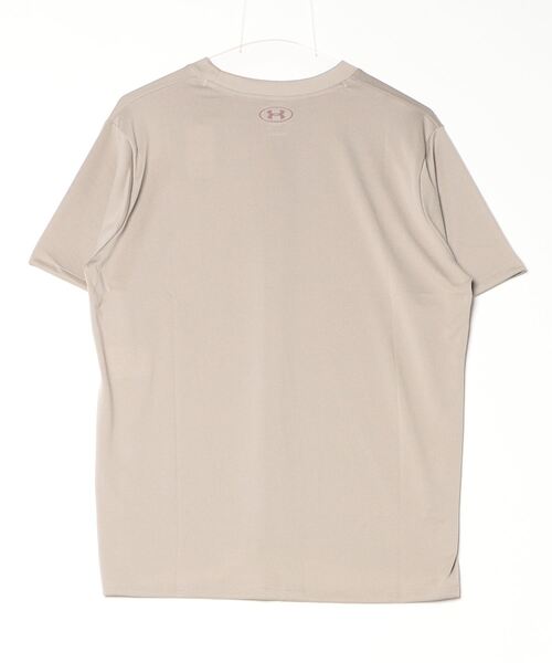 UNDER ARMOUR(アンダーアーマー)の「アンダーアーマー UAテック オーバーサイズド ビッグロゴ Tシャツ(Tシャツ/カットソー・レディース・ベージュ/ブラック/ネイビー・S/M/L/XL)」の4枚目の写真