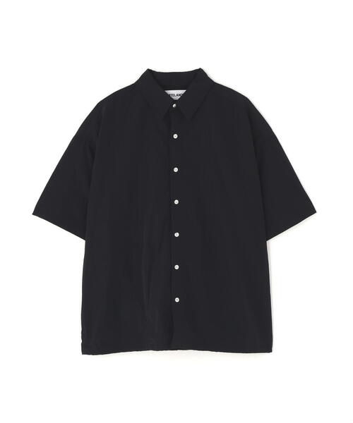 WHITELAND(ホワイトランド)の「WHITELAND/ホワイトランド/NYLON S/S SHIRT(シャツ/ブラウス・メンズ・ブラック/グレー・F)」の5枚目の写真