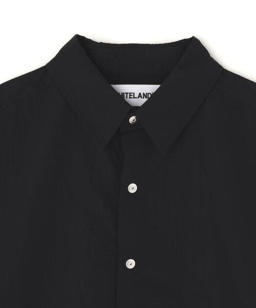 WHITELAND(ホワイトランド)の「WHITELAND/ホワイトランド/NYLON S/S SHIRT(シャツ/ブラウス・メンズ・ブラック/グレー・F)」の6枚目の写真