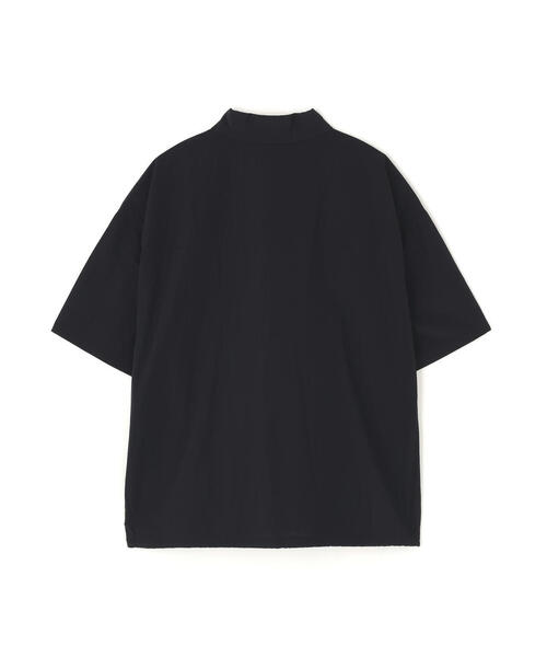 WHITELAND(ホワイトランド)の「WHITELAND/ホワイトランド/NYLON S/S SHIRT(シャツ/ブラウス・メンズ・ブラック/グレー・F)」の3枚目の写真