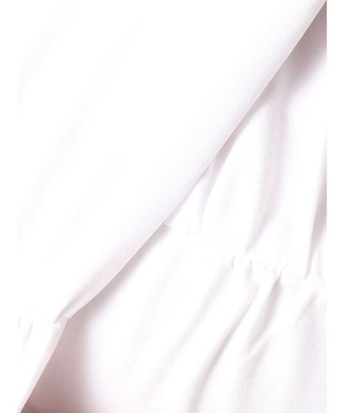 GYDA（ジェイダ）の「W ZIPギャザータイトシャツ（シャツ/ブラウス・レディース・オフホワイト/ブラック・FREE）」の9枚目の写真