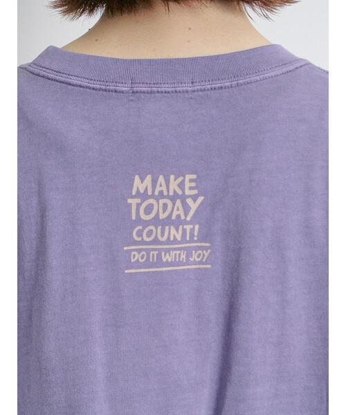 SM2（エスエムツー）の「ピグメント加工裾フリルチュニックTシャツ（チュニック・レディース・オフホワイト/チャコールグレー/ベージュ/パープル・F）」の7枚目の写真