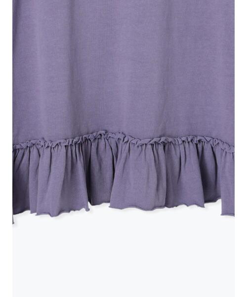 SM2（エスエムツー）の「ピグメント加工裾フリルチュニックTシャツ（チュニック・レディース・オフホワイト/チャコールグレー/ベージュ/パープル・F）」の19枚目の写真