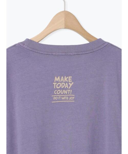 SM2（エスエムツー）の「ピグメント加工裾フリルチュニックTシャツ（チュニック・レディース・オフホワイト/チャコールグレー/ベージュ/パープル・F）」の20枚目の写真