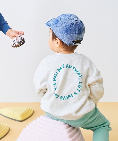 EN-JOY】どっちも前だから1人でお着替え 裏起毛じゃない カラフル