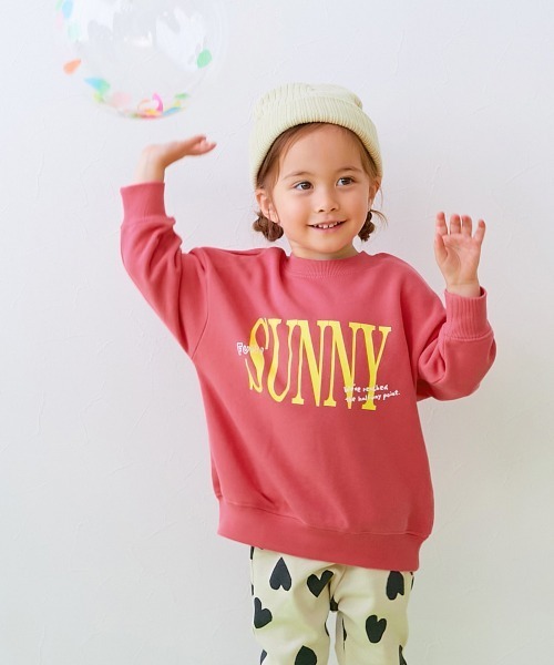 devirock(デビロック)の「【EN-JOY】どっちも前だから1人でお着替え 裏起毛じゃない カラフル トレーナー(スウェット・キッズ・ブルー系2/パープル系1/ブルー系1/グリーン系2/グリーン系3/グリーン系1/ピンク系1/ピンク系2/オレンジ系1/ブラック系1/ベージュ系1/グレー系1・80cm/90cm/110cm/100cm/120cm/130cm)」の10枚目の写真