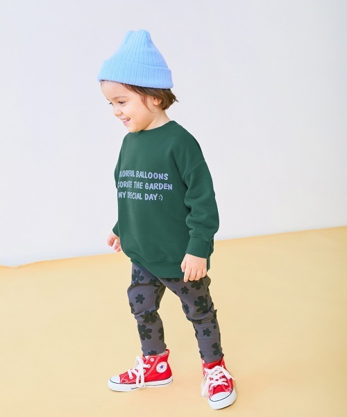 devirock(デビロック)の「【EN-JOY】どっちも前だから1人でお着替え 裏起毛じゃない カラフル トレーナー(スウェット・キッズ・ブルー系2/パープル系1/ブルー系1/グリーン系2/グリーン系3/グリーン系1/ピンク系1/ピンク系2/オレンジ系1/ブラック系1/ベージュ系1/グレー系1・80cm/90cm/110cm/100cm/120cm/130cm)」の17枚目の写真