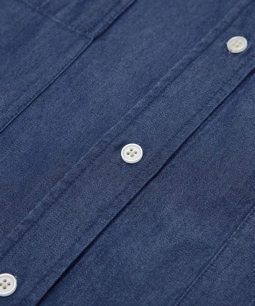 ROPE' PICNIC（ロペピクニック）の「シャンブレーデニム調シャツ（シャツ/ブラウス・レディース・チャコールグレー/ネイビー/サックスブルー・38）」の11枚目の写真