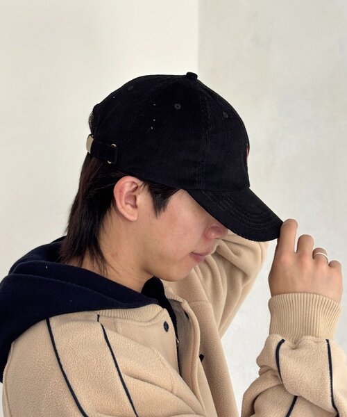 U.S. POLO ASSN.(ユーエスポロアッスン)の「【U.S. POLO ASSN.】コーデュロイキャップ(キャップ・レディース・ブラウン/ベージュ/アイボリー/ブラック/ネイビー/グリーン・FREE)」の10枚目の写真