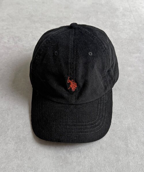 U.S. POLO ASSN.(ユーエスポロアッスン)の「【U.S. POLO ASSN.】コーデュロイキャップ(キャップ・レディース・ブラウン/ベージュ/アイボリー/ブラック/ネイビー/グリーン・FREE)」の11枚目の写真