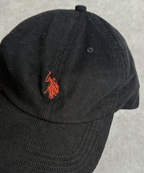 U.S. POLO ASSN.(ユーエスポロアッスン)の「【U.S. POLO ASSN.】コーデュロイキャップ(キャップ・レディース・ブラウン/ベージュ/アイボリー/ブラック/ネイビー/グリーン・FREE)」の16枚目の写真