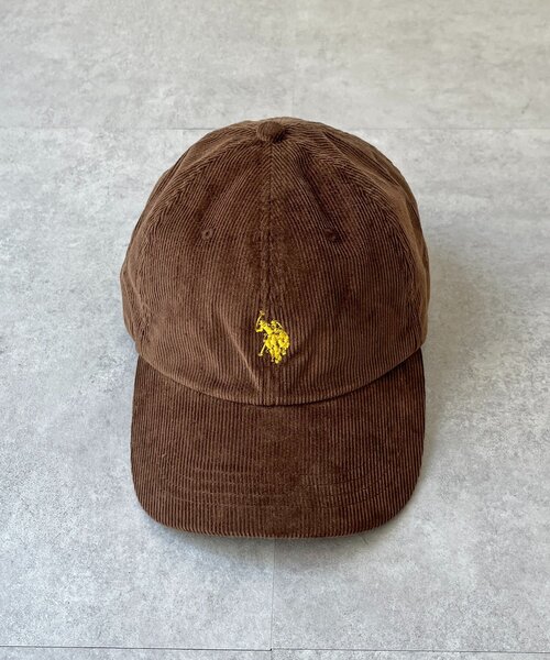 [値下げしました]POLO コーデュロイブラウンキャップ POLO RALPH LAUREN ポロ・ラルフローレン MAPOHGS0J421038