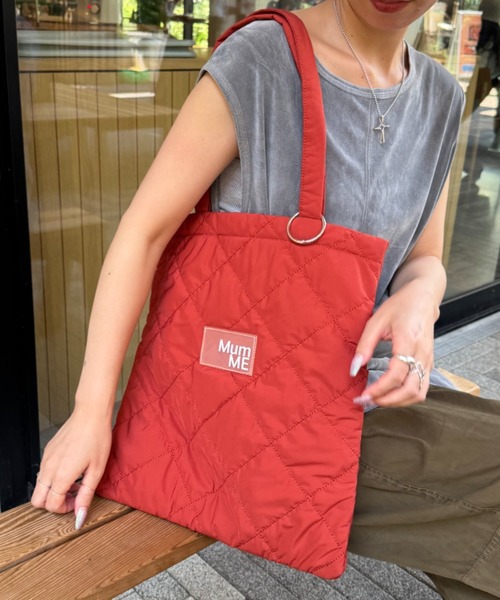 CIAOPANIC TYPY(チャオパニックティピー)の「【MumME】カラビナ付きトートBAG(トートバッグ・レディース・オレンジ/ホワイト/ブラック/グレー・ONE SIZE)」の10枚目の写真