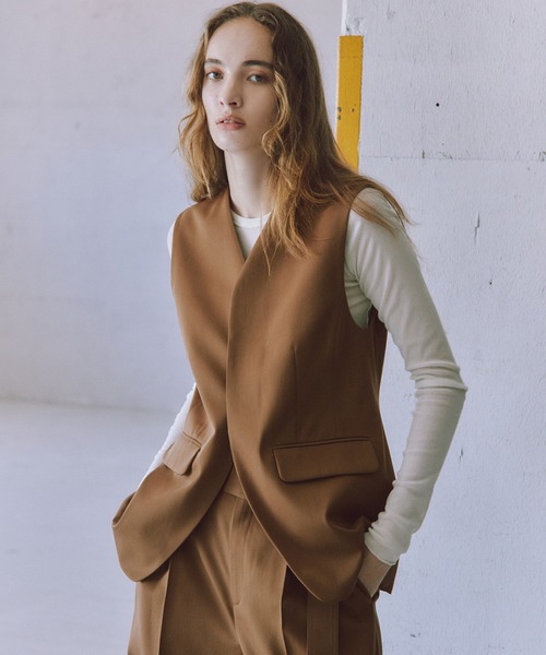 NIKKE GABARDINE GILET（ベスト）｜ADAM ET ROPE'（アダムエロペ